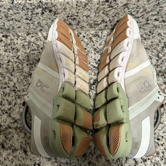 On Running Shoes On Cloudflow Aloewhite Lightweight Helion Racing